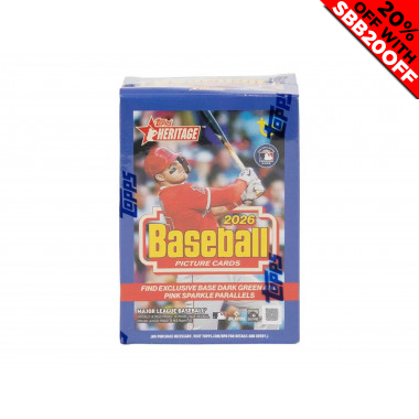2026 Topps Heritage Baseball Blaster Box (Choose Team - 4-Box Break #1) Baseball